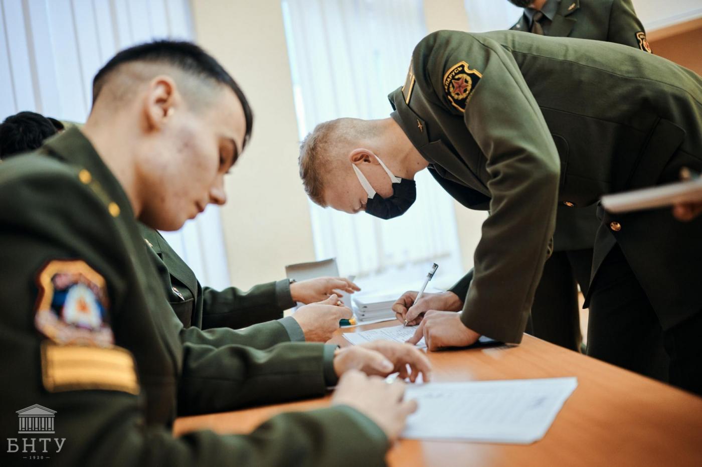 Открытие в БНТУ национального этапа VII Международной олимпиады курсантов
